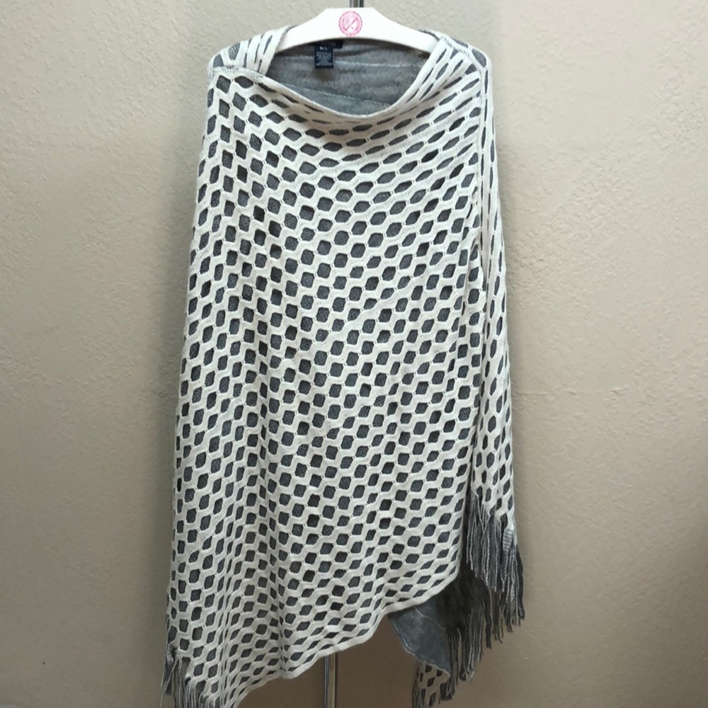 Oversized Sweater Poncho